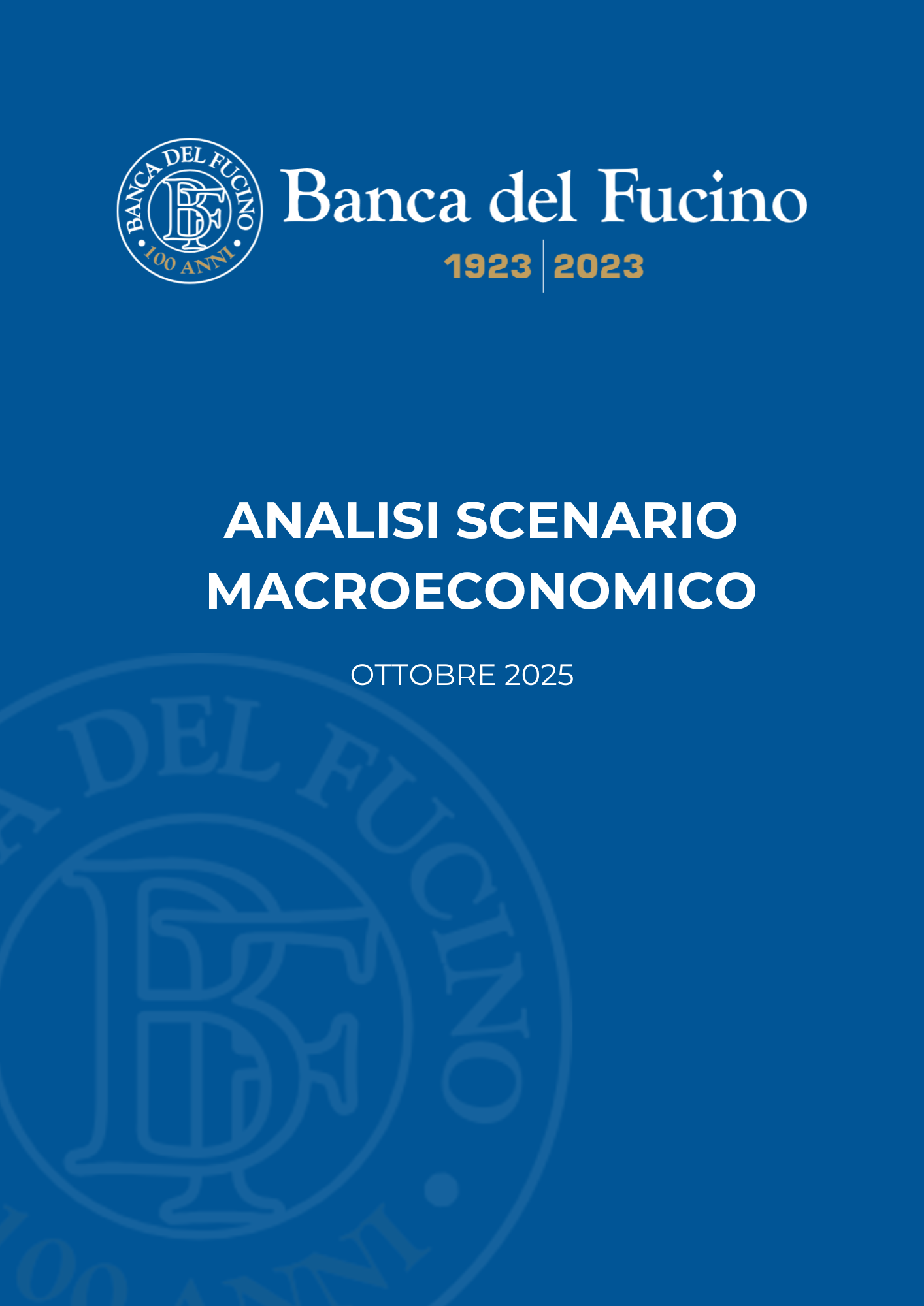 Analisi Scenario Macroeconomico Ottobre 2025