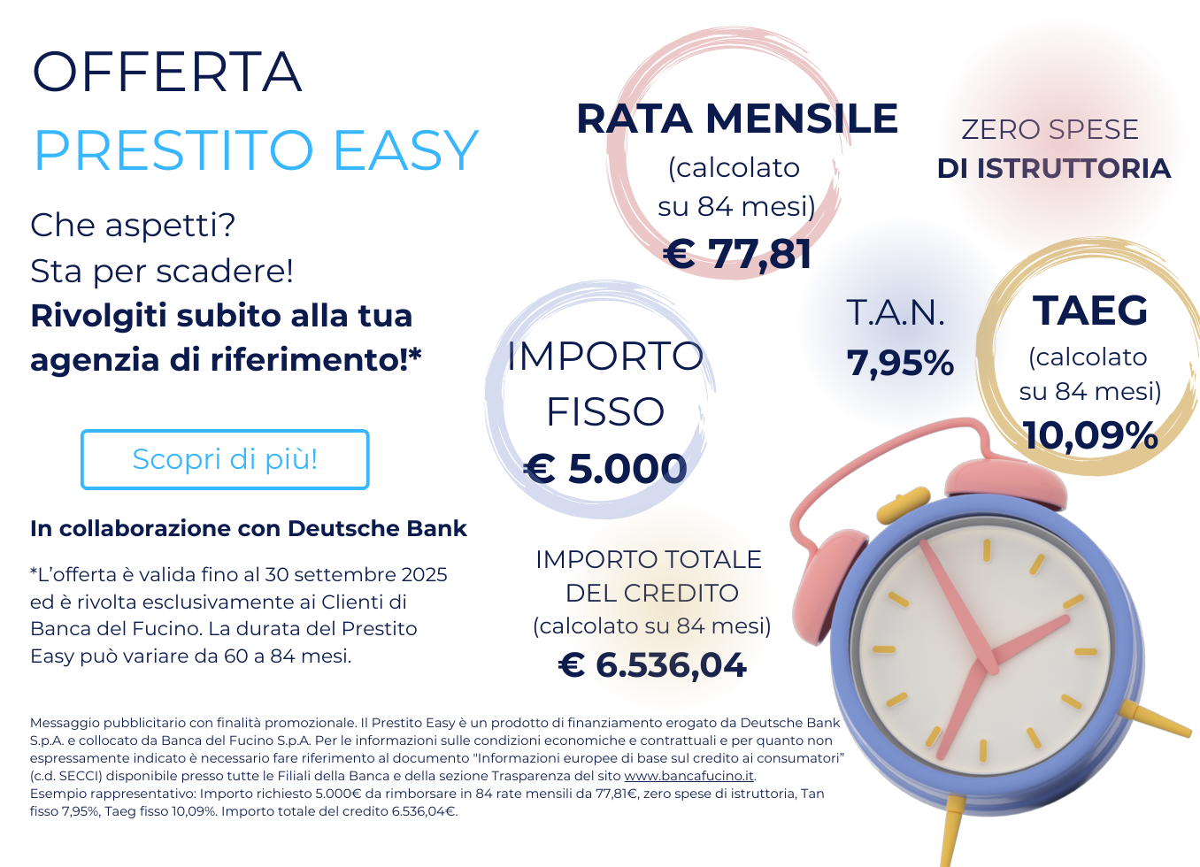 Offerta Prestito Easy