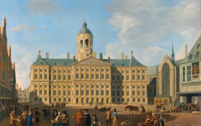 Nell’immagine la Banca di Amsterdam (Fonte: https://www.beursgeschiedenis.nl)