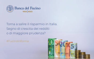 Gli italiani tornano a risparmiare